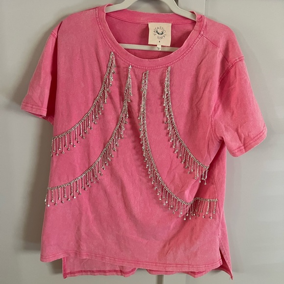 BARBIE WESTERN FUN SPARKLE TEE - S - Picture 1 of 4